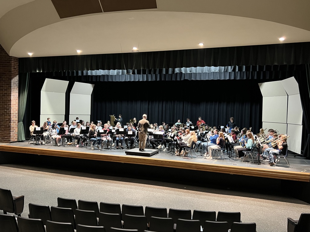 Middle School band member at WVC Honor Band Festival