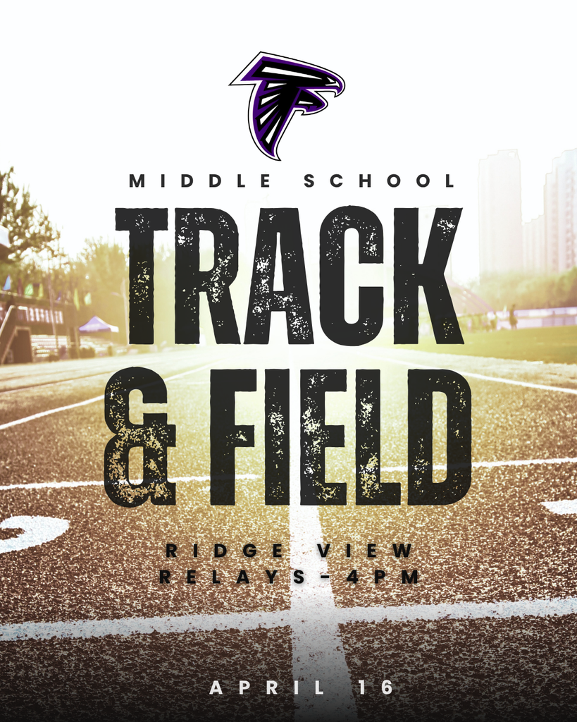 OABCIG Middle School Track & Field at Ridge View Relays in Holstein 4/16 at 4 PM