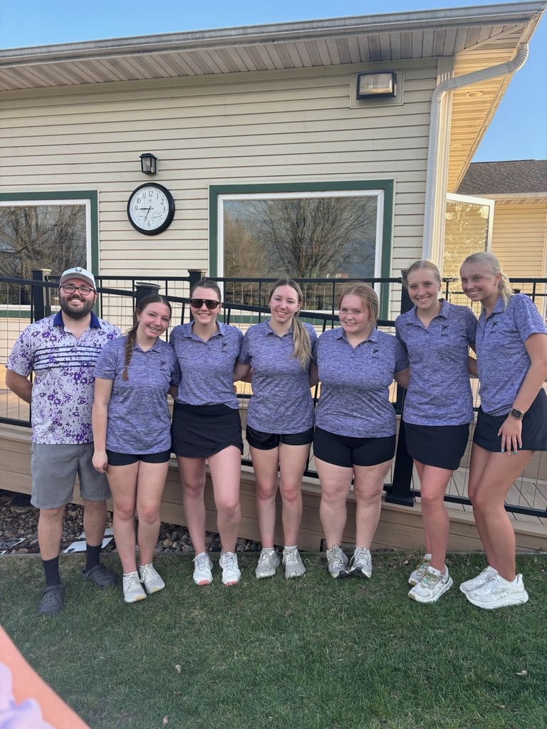 High School girls golf team with Coach Henderson