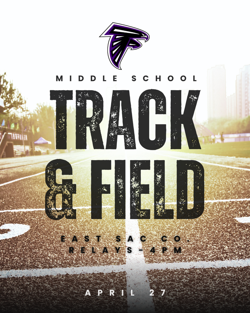 Middle School Track and Field to East Sac Co. for ESC Relays 4/27