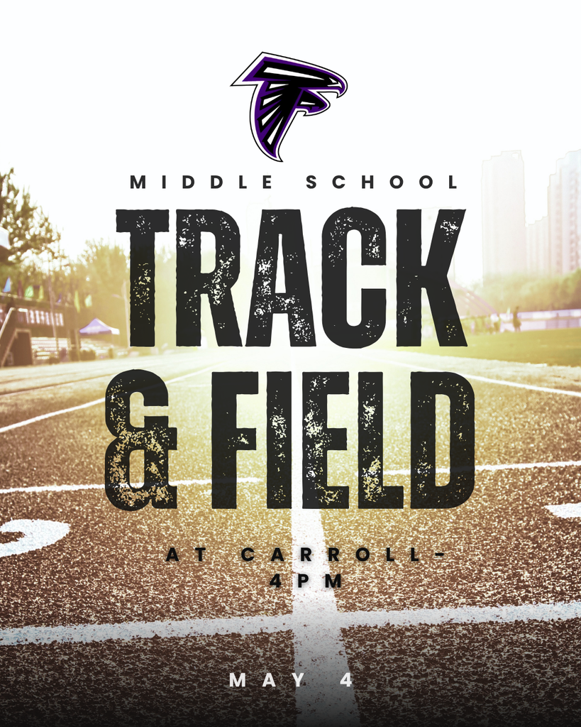 OABCIG MS Track & Field at Carroll 5/4 @ 4 PM