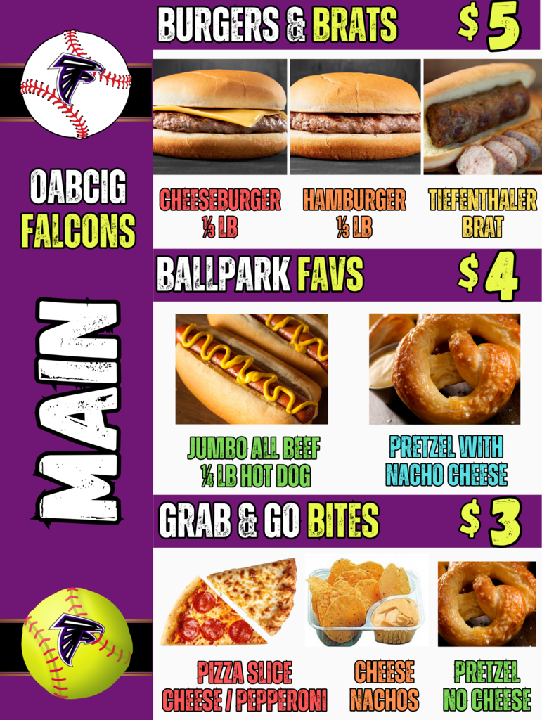 Baseball Main Menu