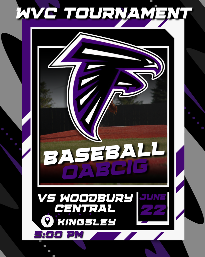 6/22 WVC OABCIG vs Woodbury Central in Kingsley at 5 PM