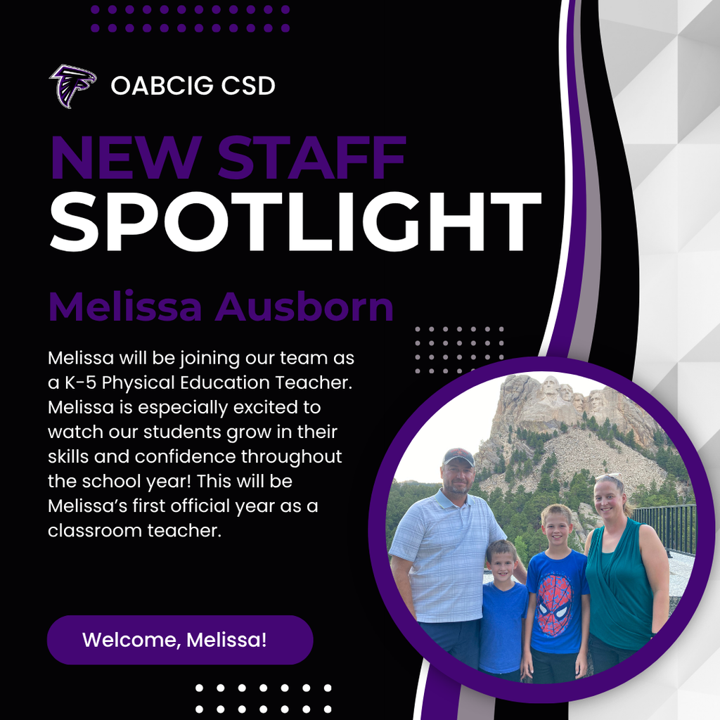 New Teacher Spotlight - Melissa Ausborn - K-5 Physical Education Teacher