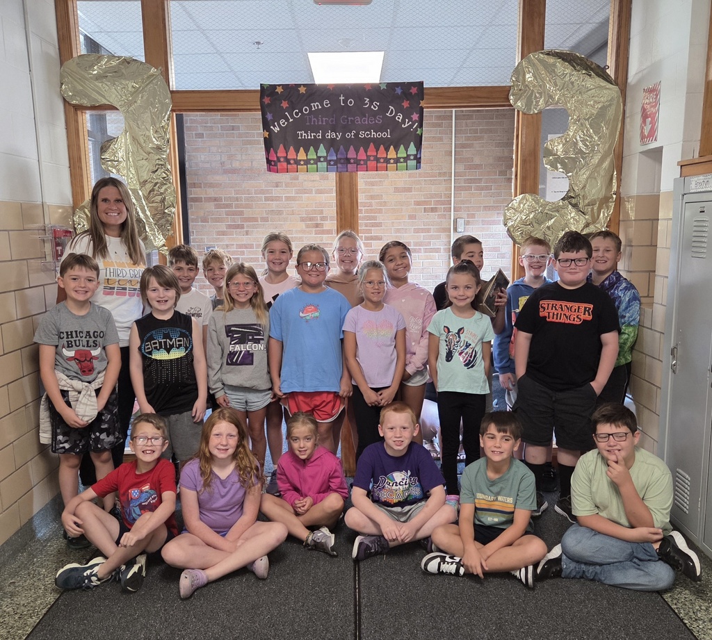 Happy 3rd Day of 3rd Grade from the Ida Grove 3rd Graders - Mrs. Schmidt