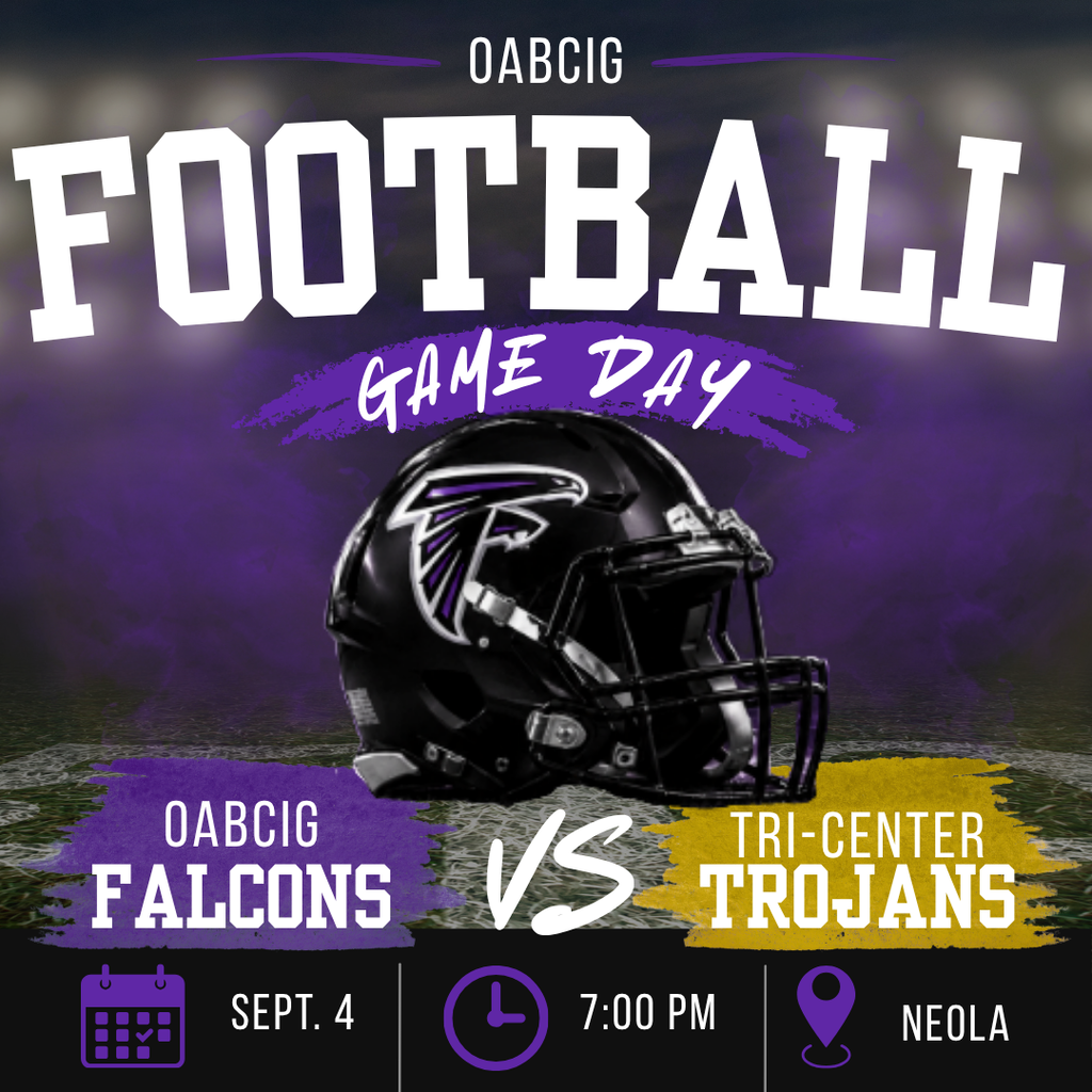 OABCIG HS Football vs Tri-Center 9/4 in Neola at 7 PM