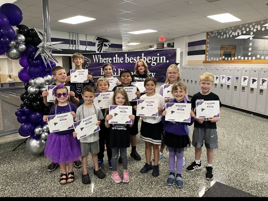 Ida Grove Elementary Falcons of the Week 9/11/26