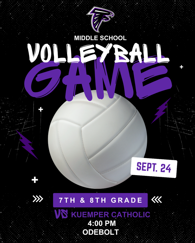 OABCIG Middle School Volleyball vs Kuemper Catholic at 4 PM in Odebolt