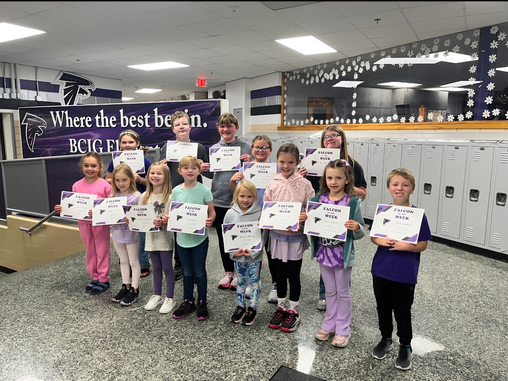 Ida Grove Elementary Falcons of the Week