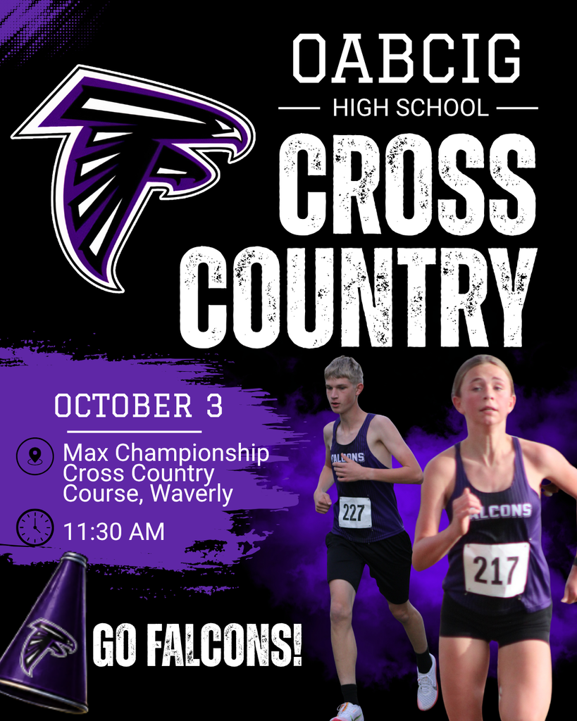 OABCIG High School Cross Country 10/3 at Max Championship Cross Country Course in Waverly. 11:30 AM