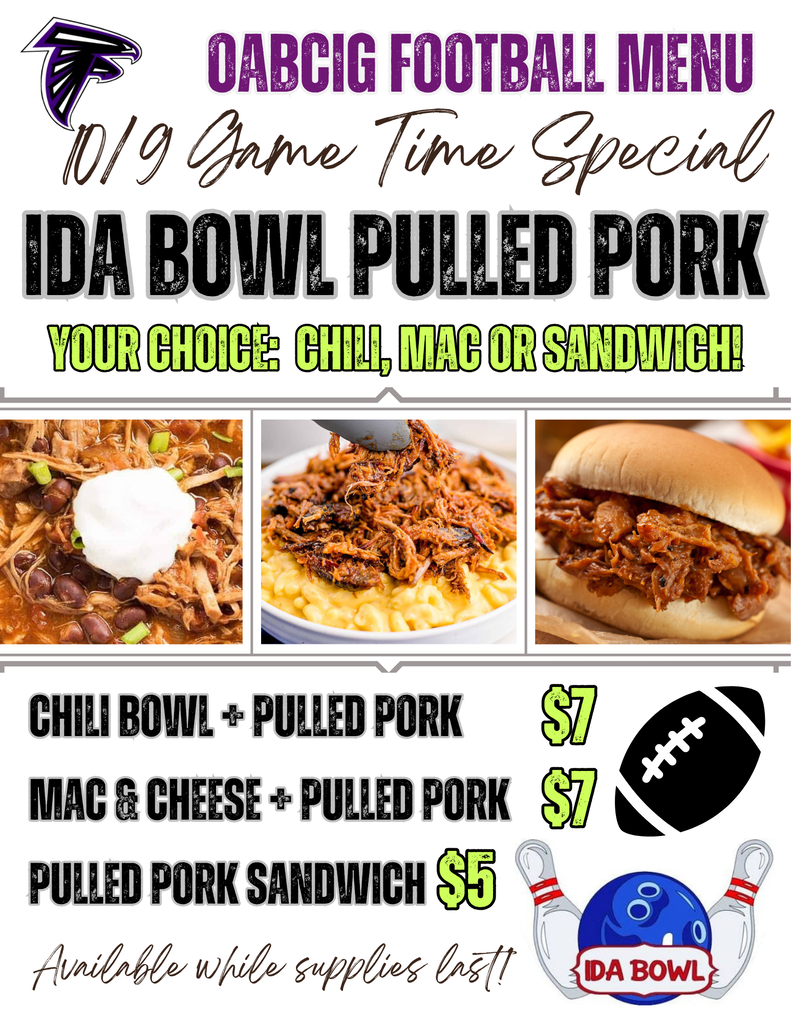OABCIG After Prom Game Time Specials