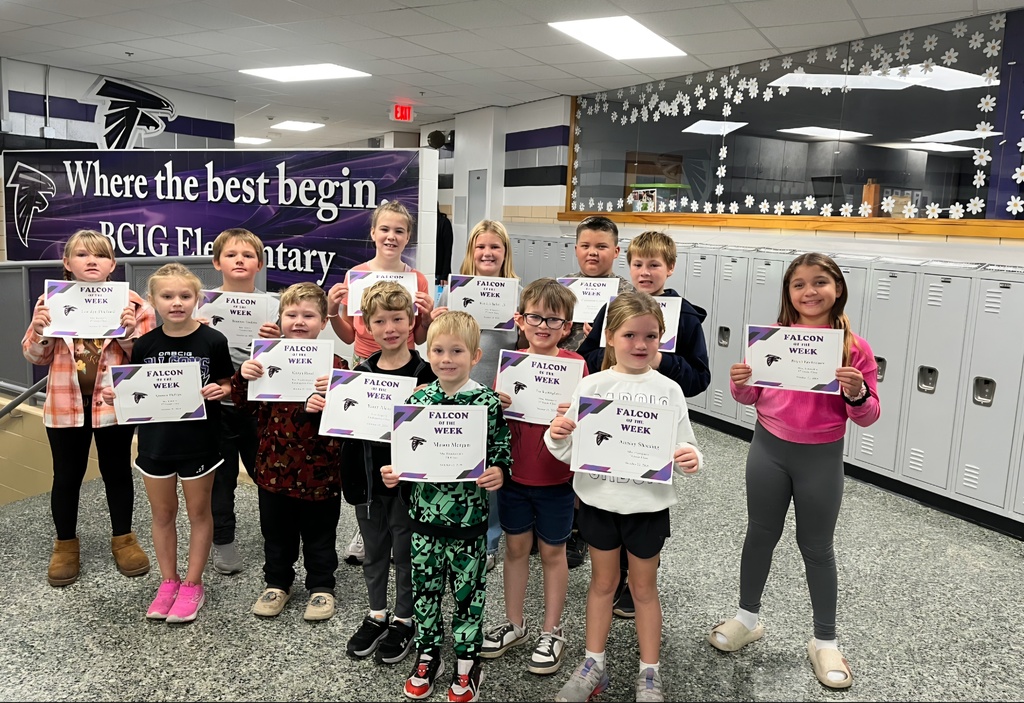 Ida Grove Elementary Falcons of the Week