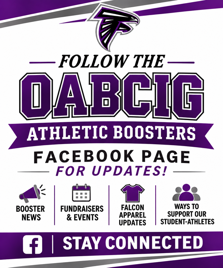 OABCIG Athletic Boosters facebook page introduction