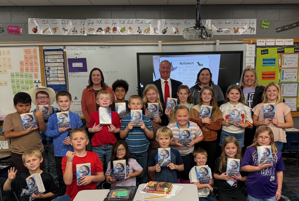 The Kiwanis donated dictionaries to the OABCIG third graders again this year! They really appreciate them and use these often throughout the school year.