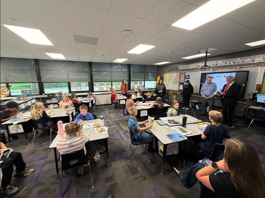 The Kiwanis donated dictionaries to the OABCIG third graders again this year! They really appreciate them and use these often throughout the school year.