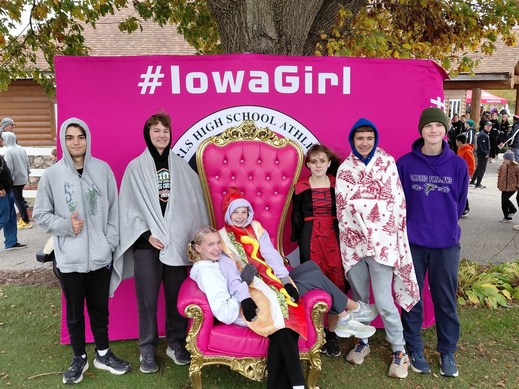 Addi and team Iowa Girls High School Athletic Union chair