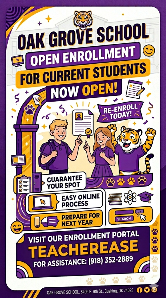 Current Student Enrollment Now Open