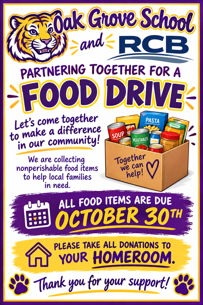 Oak Grove Food Drive