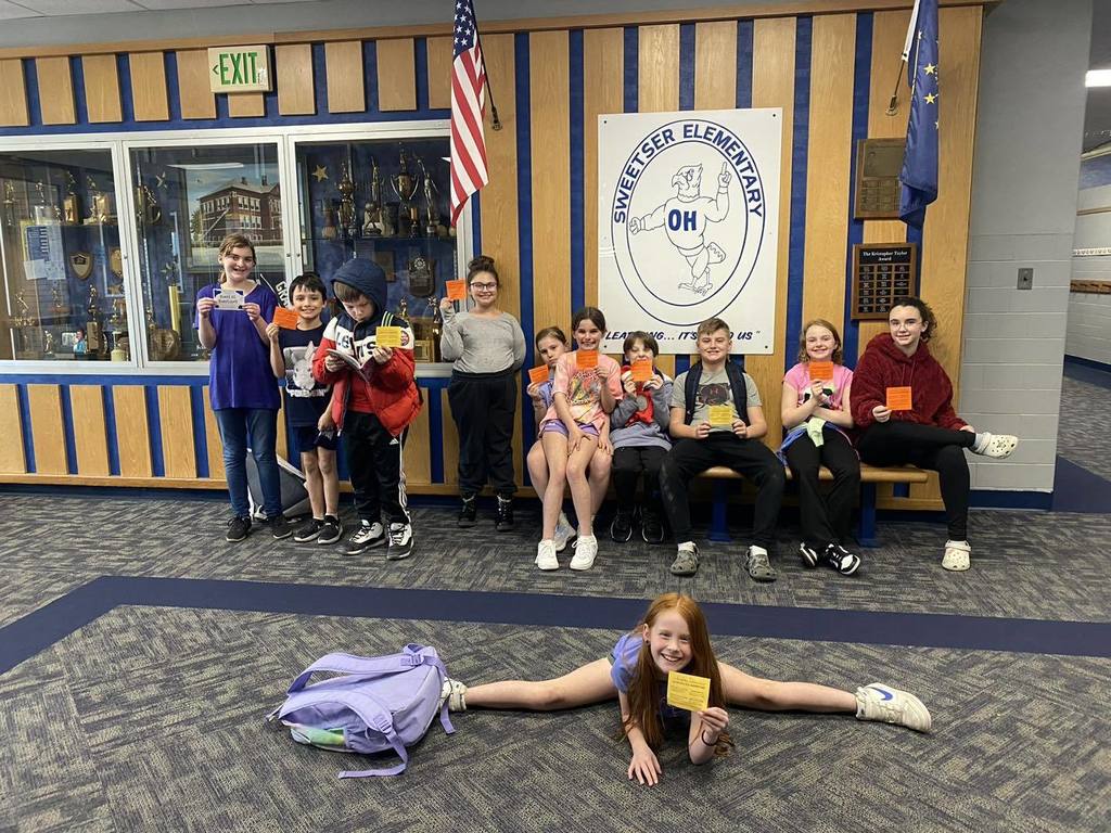 2 Sweet at Sweetser students and a great group of Superstars