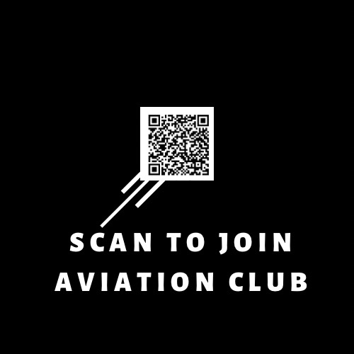 Scan the QR code to sign your student up for Aviation Club