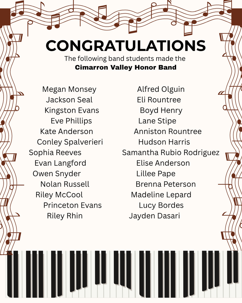 Cimarron Valley Band 25