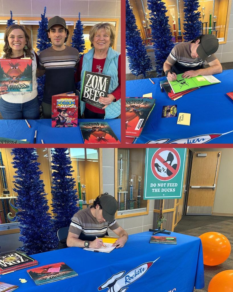 Justin Colon author visit-Quaken