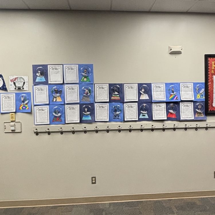 3rd grade snow globes