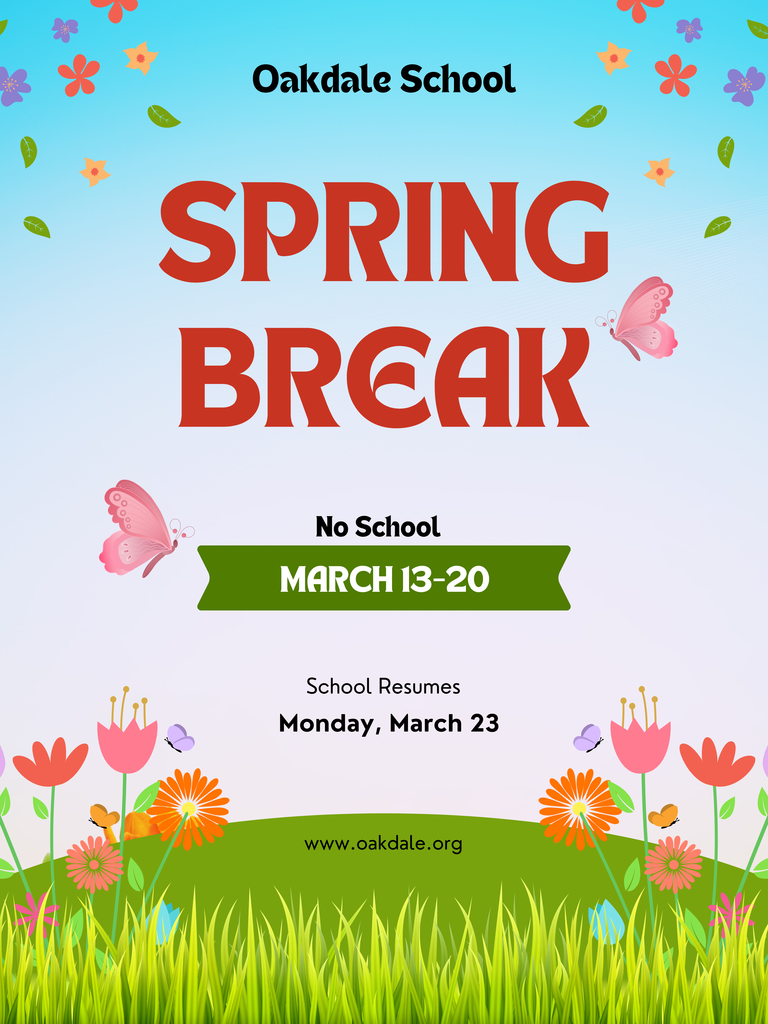 Spring break flyer