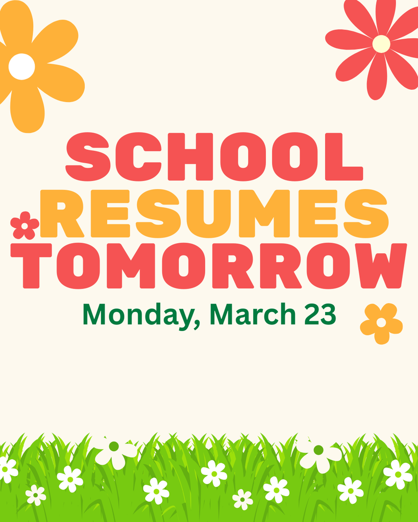 school back tomorrow