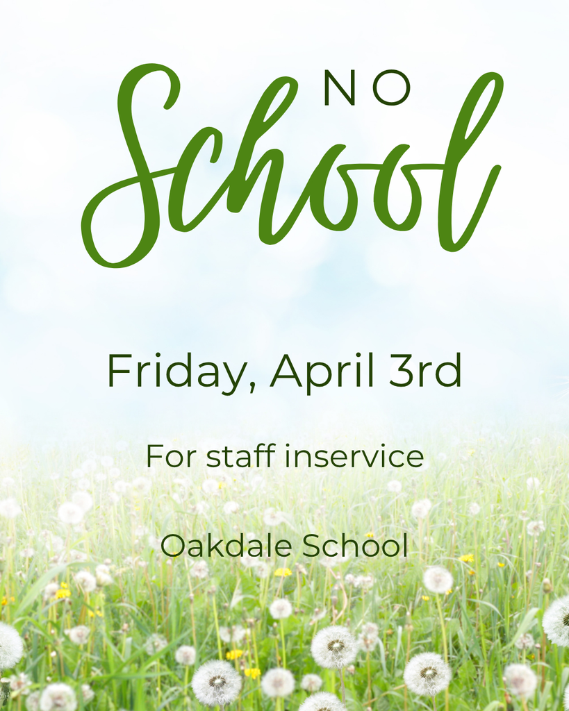 No School April 3