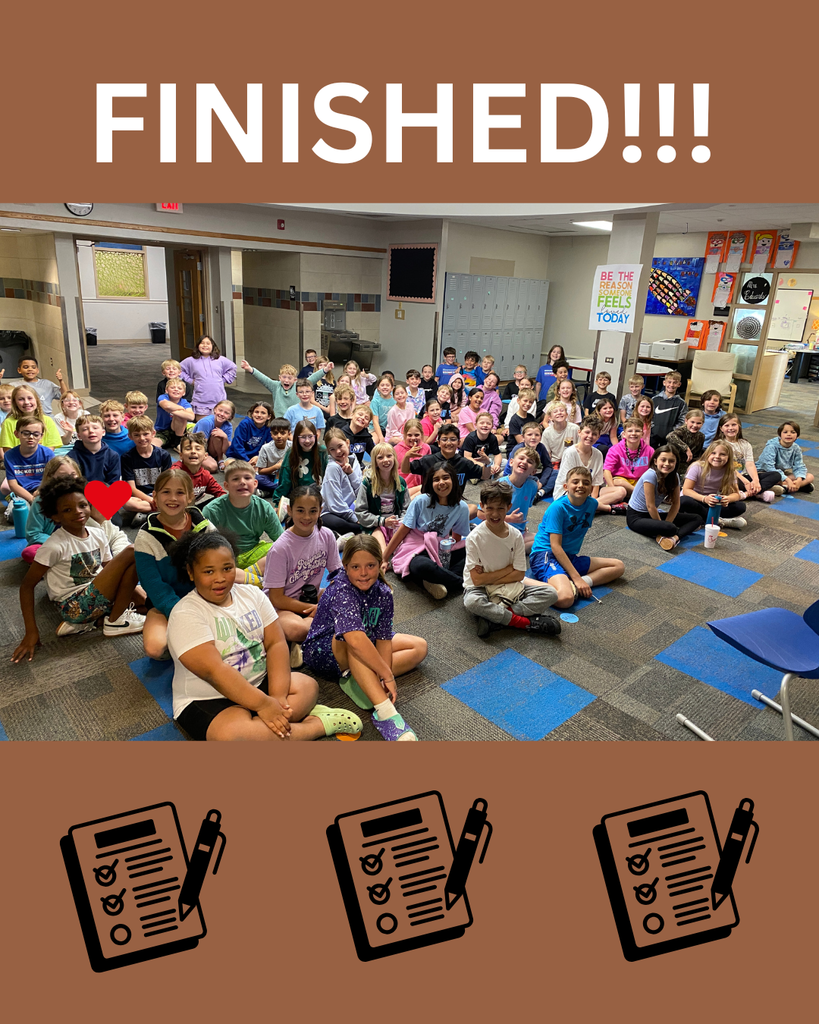 3rd grade finished with testing