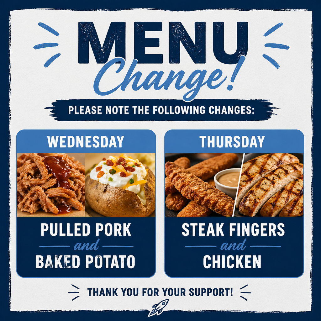 menu change
