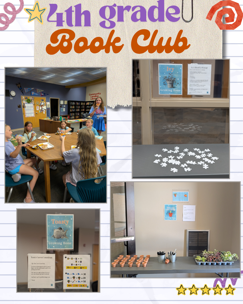 4th grade summer book club