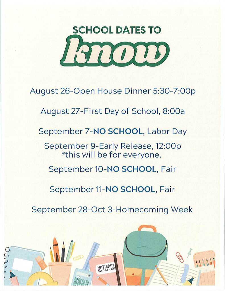 Important Dates