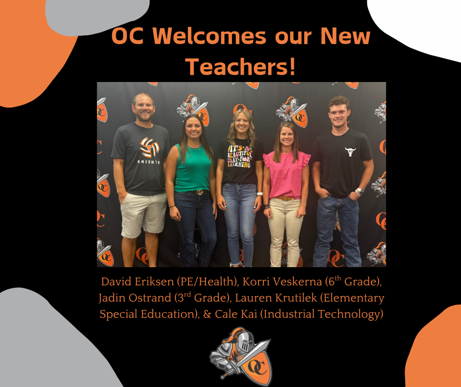 OC Welcomes New Teachers