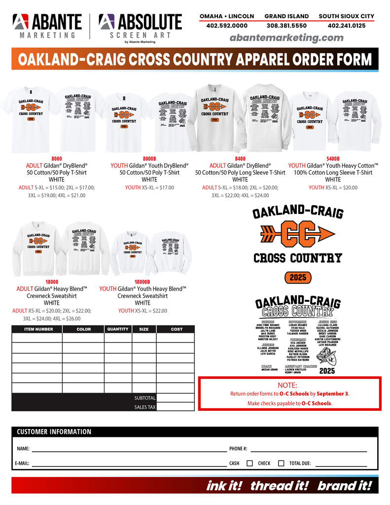 order form image