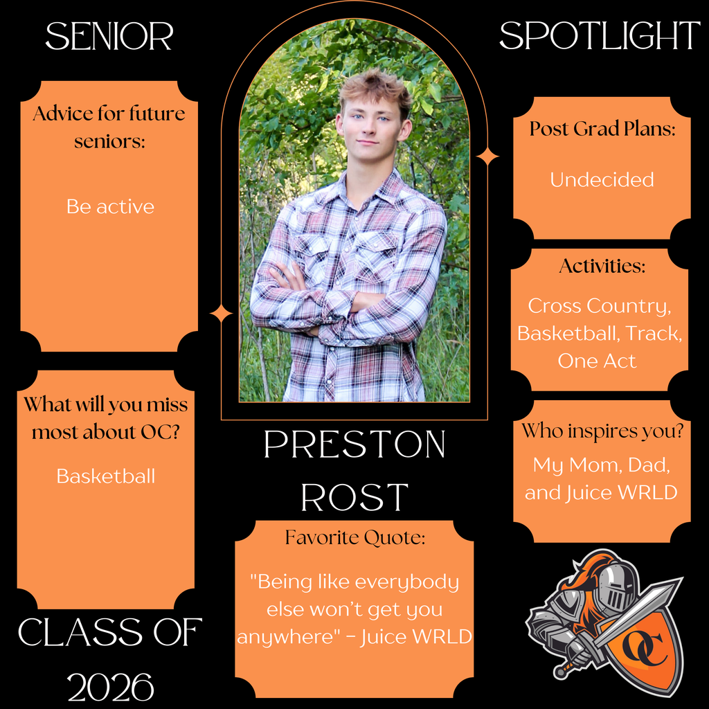 Preston Rost senior spotlight
