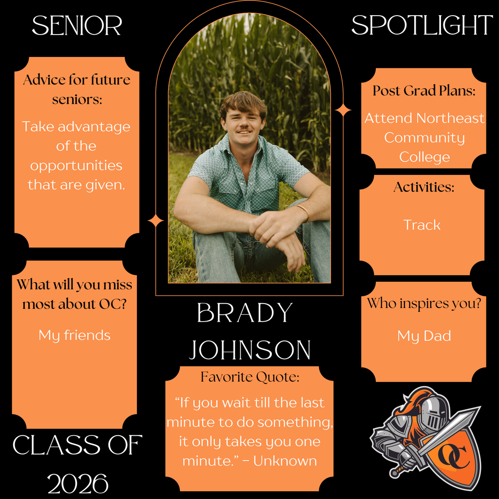 Brady Johnson Senior Spotlight