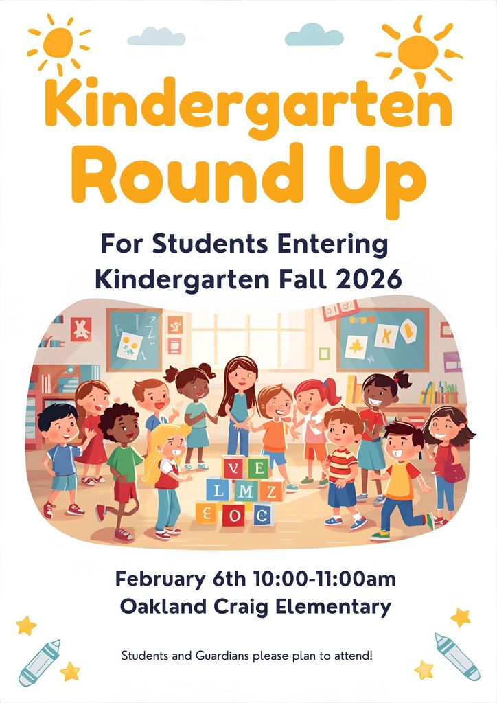 Vibrant Kindergarten Classroom Poster