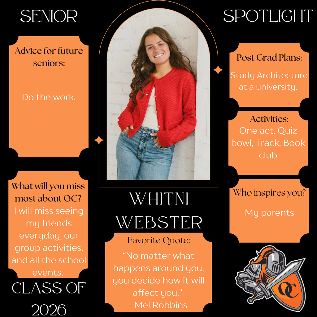 Whitni Webster Senior Spotlight
