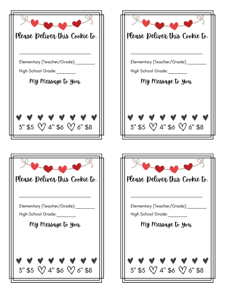 Eileen’s Cookies Order Form