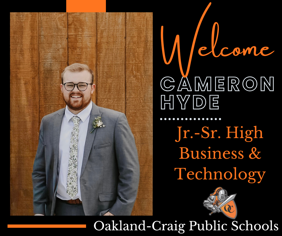 Welcome Cameron Hyde!