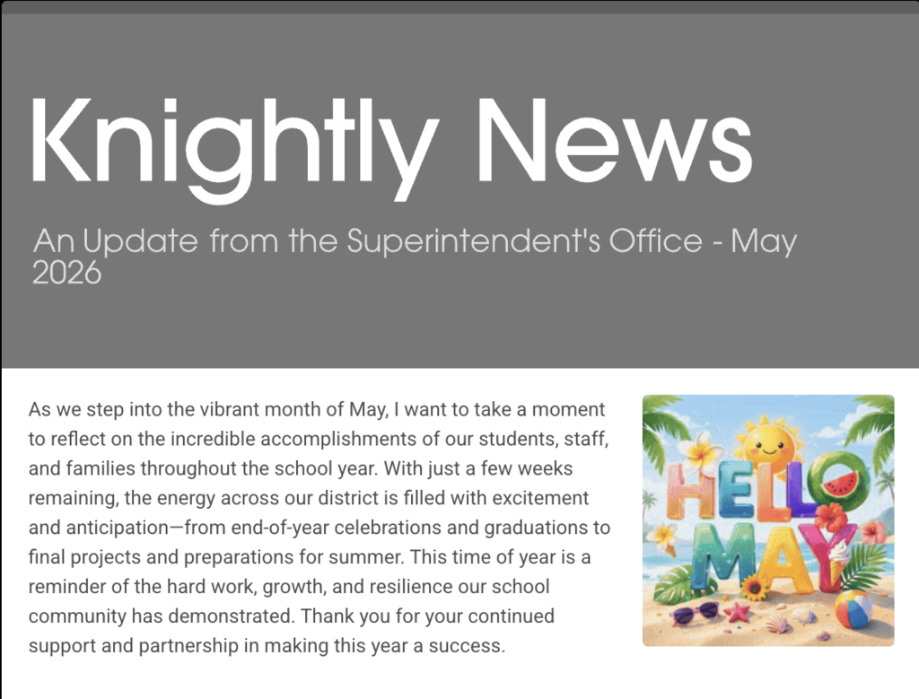 May Newsletter