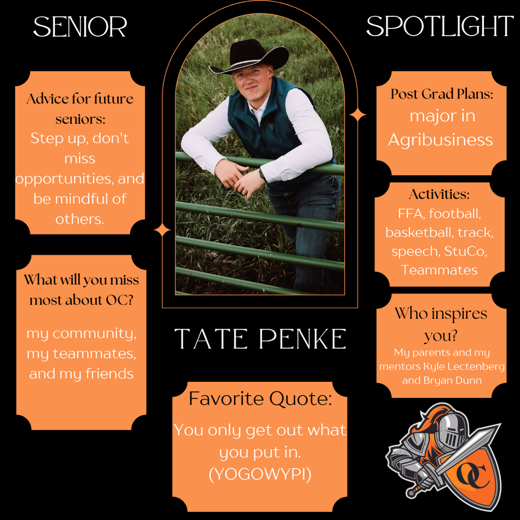This week's senior spotlight.