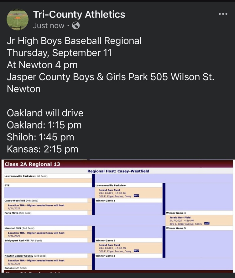 Jr High Baseball Regional