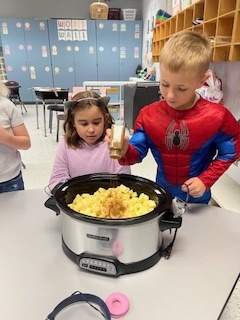 Adding more ingredients! 