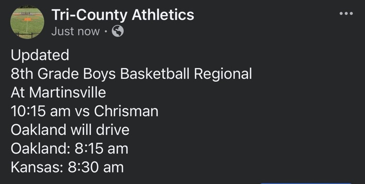 Updated Jr High 8th Grade Boys Basketball Regional 