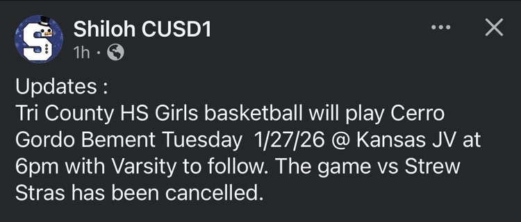 HS Girls Basketball update (1/27/26)