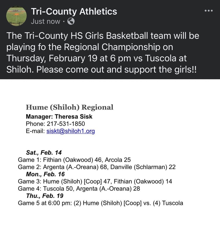 HS Girls Basketball Regional Championship