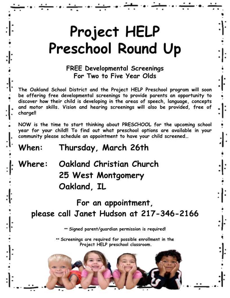pre School round up